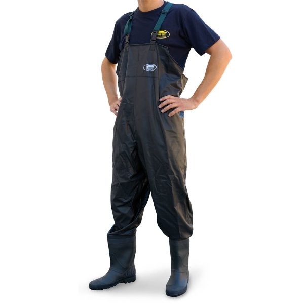 PVC CHEST WADERS SIZE 10 (1)