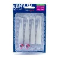 KONICHI BULLET HEADS RED/WHITE PEARL 25g 