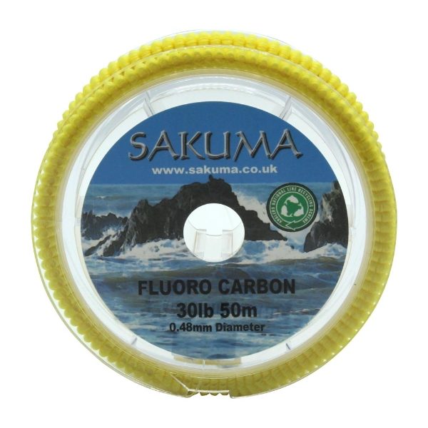 SAKUMA FLUORO CARBON (50m SPOOLS) 30lb