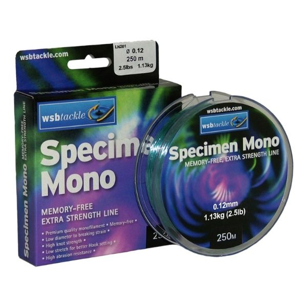 WSB SPECIMEN MONO 2.5lb (1 BOX OF 10)