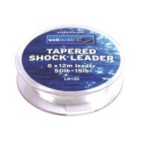 WSB TAPERED CLEAR LEADER 50LB-15LB 