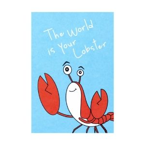 GF150-003 The World Is Your Lobster Postcard
